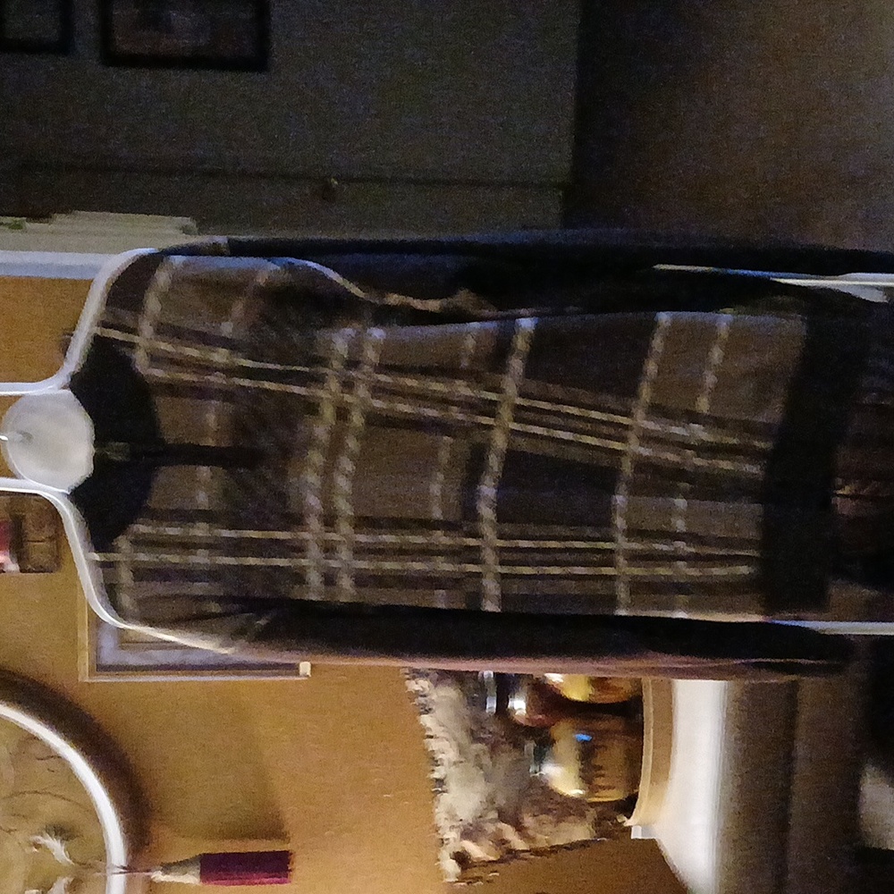 Mens Plaid Knit Sweater
